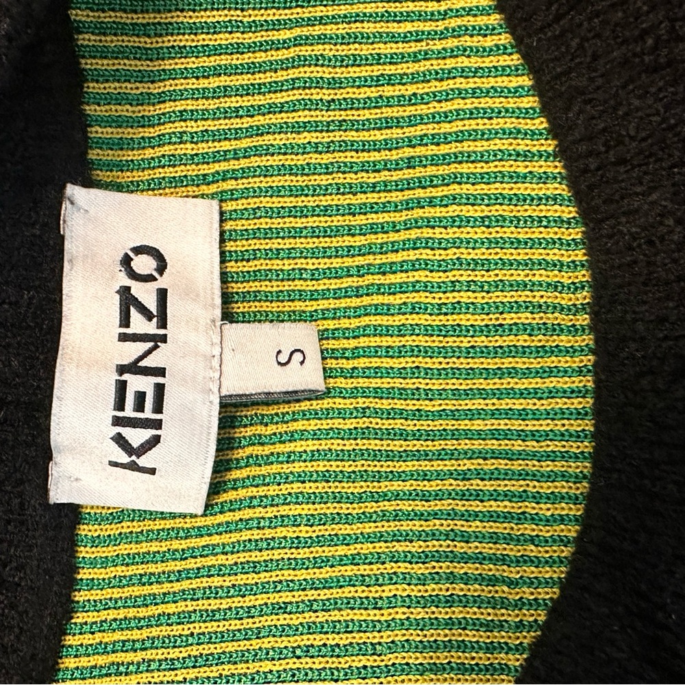 Kenzo Black Sweater with Vibrant Bird Motif $760 - Picture 4 of 8